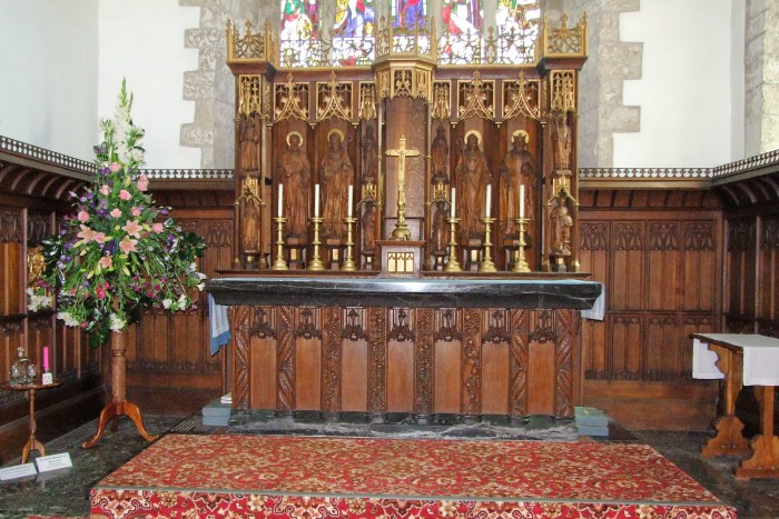 High Altar at Crantock Church